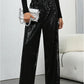💖LAST DAY SALE 60% OFF🥰Women's Sequin Sparkle Wide Leg Pants with Elastic Waistband