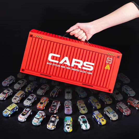 🔈🔈60% OFF! ✨ 48 Mini Cars with Built-in Garage - Interactive Play with Sound Effects and Race Track for Kids 🚗🎪