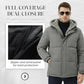 📢📢 60 %  OFF !! ✨Men’s Cold-Resistant Windproof Thermal-Lined Hooded Coat 