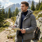 📢📢 60 %  OFF !! ✨Men’s Cold-Resistant Windproof Thermal-Lined Hooded Coat 