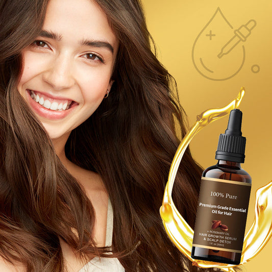 🌟Stop using all shampoos! This premium hair oil = hair mask + serum + hair growth serum 💦72 hours of lasting shine
