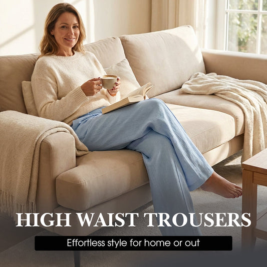 ✨💓Women's Casual High Waist Wide Straight Leg Trousers👗