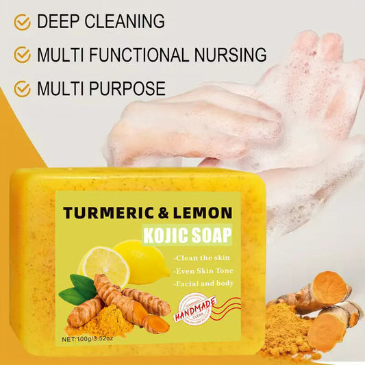 Turmeric & Lemon Kojic Acid Soap Bar