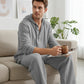 🔈🔈LIMITED TIME OFFER - 60% OFF🔥Men's Hooded Casual Loose Top & Pants 2-Piece Set