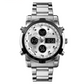 📢📢60% OFF!! ⏰ Men's Waterproof Military Analog-Digital Watch – 48mm, Multifunction & Stainless Steel Bracelet! 🕰️💪