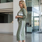 ❄️LAST DAY PROMOTION - 60%OFF 💖 Women's Stand Collar Jacket & Dress Set