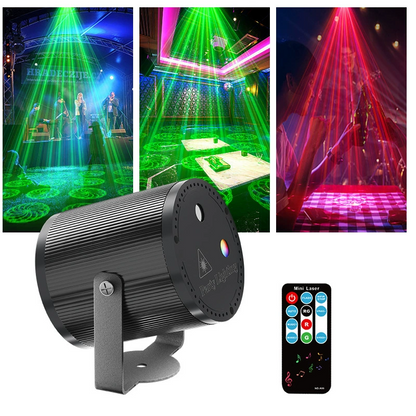 📢📢60%  OFF NOW!!🎇DJ Laser Party Light with 7 Lighting Modes & Remote