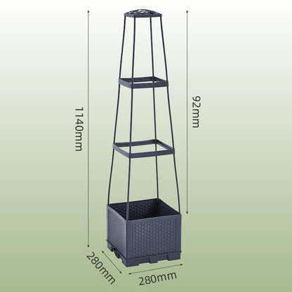 🪴60% OFF NOW☀️Garden Raised Bed Planter Boxes with Trellis💧