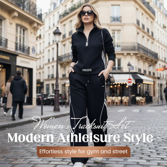 💃SPECIAL OFFER COUNTDOWN - 60% OFF🌸Women's Half-Zip Casual Tracksuit Set