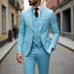 👔 60% OFF NOW! 🕴️ Men's Slim-Fit 3-Piece Suit Set – Tailored Fit, Premium Fabric & Perfect for Formal Occasions 🤵