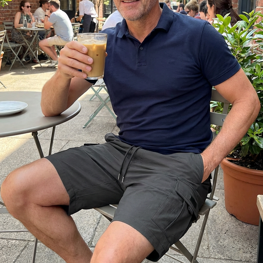 👖60% OFF NOW🔥Men's Casual Cargo Shorts with Elastic Waist