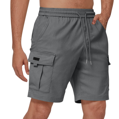 👖60% OFF NOW🔥Men's Casual Cargo Shorts with Elastic Waist