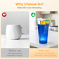 🔈🔈60% OFF🥤Water-activated LED light-up cup with straw – For parties, bars & events✨