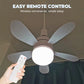 🔥LAST DAY - 50% OFF🌬️ 2-in-1 Remote-Controlled Ceiling Fan with LED Light – Energy-Efficient, Quiet Motor & Perfect for Home Comfort 🏠