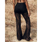 🔈🔈60% OFF!👖Elegant flared lace trousers with a high waist – Integrated shorts lining & boho chic for summer and festivals 🌸