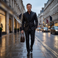 🔈🔈2026 EW ARRIVALS - 60% OFF !!!🧥👖Men's Black Sparkle Tuxedo Suit Set