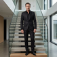 🔈🔈2026 EW ARRIVALS - 60% OFF !!!🧥👖Men's Black Sparkle Tuxedo Suit Set