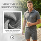 👕Men's Diamond Print Suit✨Easy to match, casual and loose fit, versatile collar, one piece is all you need for home or outings🛋️