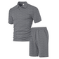 👕Men's Diamond Print Suit✨Easy to match, casual and loose fit, versatile collar, one piece is all you need for home or outings🛋️