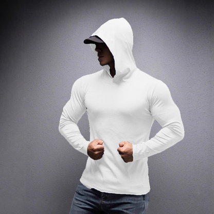 🔥2026 NEW MODEL - 60%OFF💪Men's Stretch-Fit Long Sleeve Fitness Hoodie