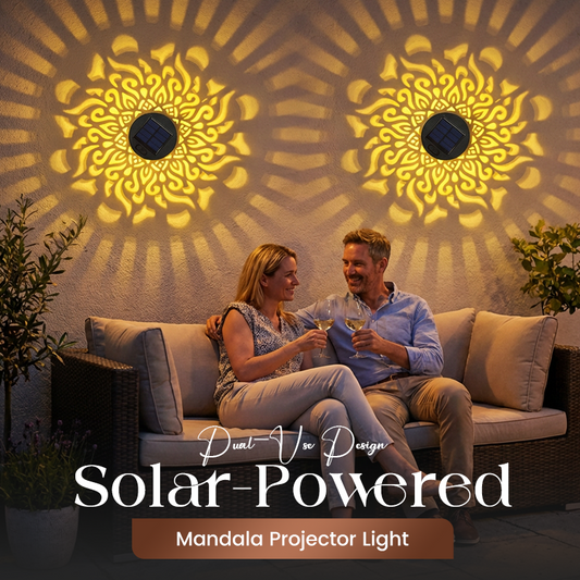 ☀️2026 NEW ARRIVALS - 60% OFF☀️Solar-Powered Mandala Projector Light