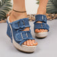 👡2026 SUMMER SALE🔥Women's Casual Denim Platform Slide Sandals
