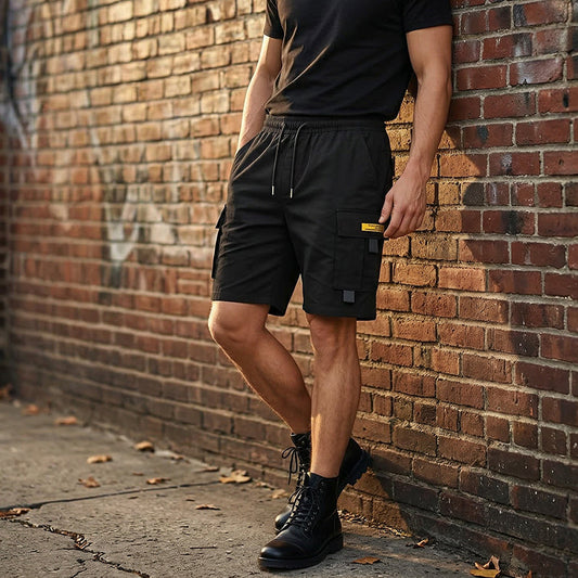 🔥2026 SUMMER SALE🔥Men's Casual Cargo Shorts with Drawstring Waist