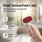 🦶 50% OFF NOW! Double-sided foot file for calluses—salon-quality results at home—removes calluses & leaves your feet baby-soft ✨🛁