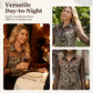 👚60% OFF! 🐆 Women's Blouse with Leopard Print & Contrasting Mesh – Long Sleeve, Form-fitting & Perfect for Office to Evening ✨
