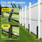 Fence Post Ground Anchors (H-Beam Style) 🔩 | No Excavation Required | Single-Hammer Installation | Rust & Corrosion Resistant | Versatile Use for Fences, Mailboxes, & Gazebos 🏡