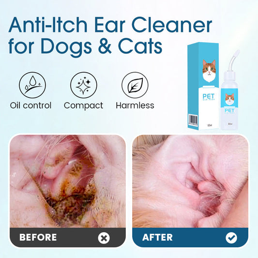 🐶Hot Sale 60% OFF🐱Chicssleek® Ear cleaner | Relieves itching in dogs & cats👂