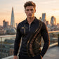 🎁NEW ARRIVAL 60% OFF💥Men's Casual Retro Long Sleeve Zip-Up Polo Shirt