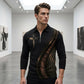 🎁NEW ARRIVAL 60% OFF💥Men's Casual Retro Long Sleeve Zip-Up Polo Shirt