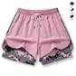 🏃‍60% ON 2-IN-1 ATHLETIC SHORTS! 🔥 Breathable Fabric, Camo Liner & Pockets for Women🏃‍♀️✨
