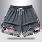 🏃‍60% ON 2-IN-1 ATHLETIC SHORTS! 🔥 Breathable Fabric, Camo Liner & Pockets for Women🏃‍♀️✨