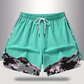 🏃‍60% ON 2-IN-1 ATHLETIC SHORTS! 🔥 Breathable Fabric, Camo Liner & Pockets for Women🏃‍♀️✨
