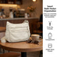 Multi-pocket canvas bag 🎒 Lightweight and durable, adjustable shoulder strap, can be worn as a shoulder bag or crossbody bag 👜