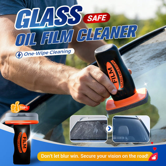 🚗🧼 Handheld Film Remover | Removes film · Soft brush won’t scratch glass · One-step polishing · Portable and versatile