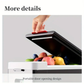 Portable car cooler/heater 🧊 20℃ temperature difference, powerful cooling/heating ♨️ Can hold 6 bottles of water + snacks 🍎 Quiet operation at only 45 decibels 🔇 An essential for outdoor use ⛺