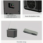 Portable car cooler/heater 🧊 20℃ temperature difference, powerful cooling/heating ♨️ Can hold 6 bottles of water + snacks 🍎 Quiet operation at only 45 decibels 🔇 An essential for outdoor use ⛺