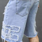 🔥60% OFF NOW!🔥Men's Ripped Denim Shorts with Frayed Details