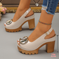 👡 60% OFF NOW! 🔥 Elegant Peep-Toe Buckle Heeled Sandals – Chic Design, Comfortable Heel & Perfect for Any Occasion ✨