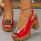 👡 60% OFF NOW! 🔥 Elegant Peep-Toe Buckle Heeled Sandals – Chic Design, Comfortable Heel & Perfect for Any Occasion ✨