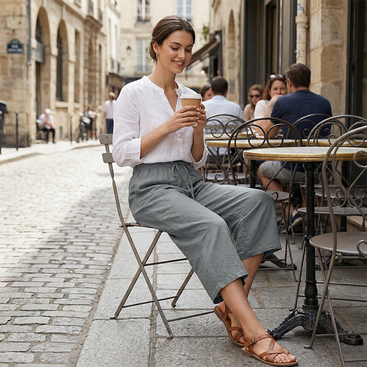 👖 LAST DAY - 50% OFF! ✨ Women's Capri Pants – Drawstring Waist, 6 Colors, S-2XL 🌿