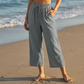👖 LAST DAY - 50% OFF! ✨ Women's Capri Pants – Drawstring Waist, 6 Colors, S-2XL 🌿