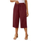 👖 LAST DAY - 50% OFF! ✨ Women's Capri Pants – Drawstring Waist, 6 Colors, S-2XL 🌿