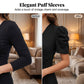 👗 2026 Sale — Over 39,400 Sold!💐 Elegant V-neck Dress with High Waist and Puff Sleeves