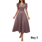 👗 2026 Sale — Over 39,400 Sold!💐 Elegant V-neck Dress with High Waist and Puff Sleeves