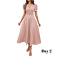 👗 2026 Sale — Over 39,400 Sold!💐 Elegant V-neck Dress with High Waist and Puff Sleeves
