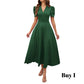 👗 2026 Sale — Over 39,400 Sold!💐 Elegant V-neck Dress with High Waist and Puff Sleeves